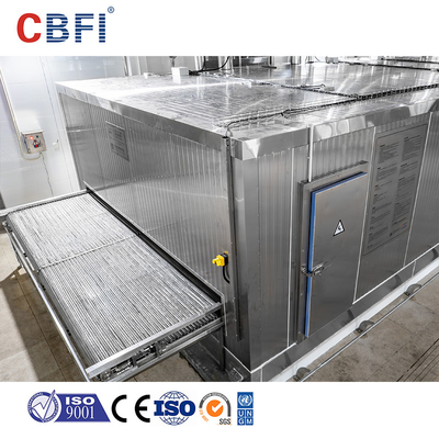 高効率のステンレス鉄トンネル冷凍機 高速R507冷却剤